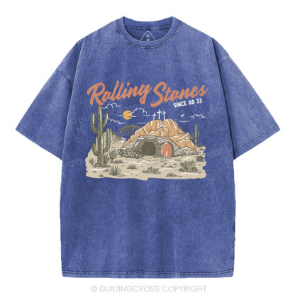 Rolling Stones Christian Washed T-Shirt