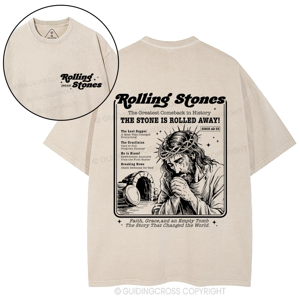 Rolling Stones Jesus Christian Washed T-Shirt