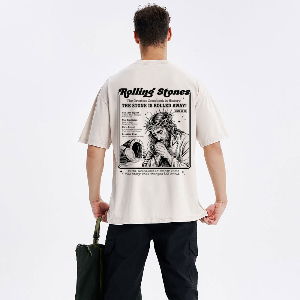 Rolling Stones Jesus Christian Washed T-Shirt