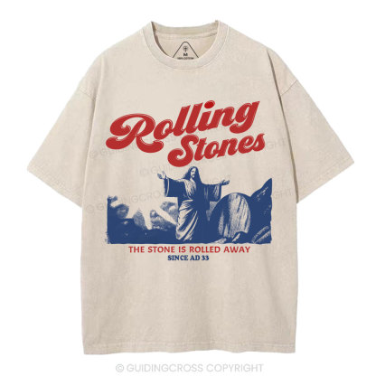 Rolling Stones Jesus Christian Washed T-Shirt