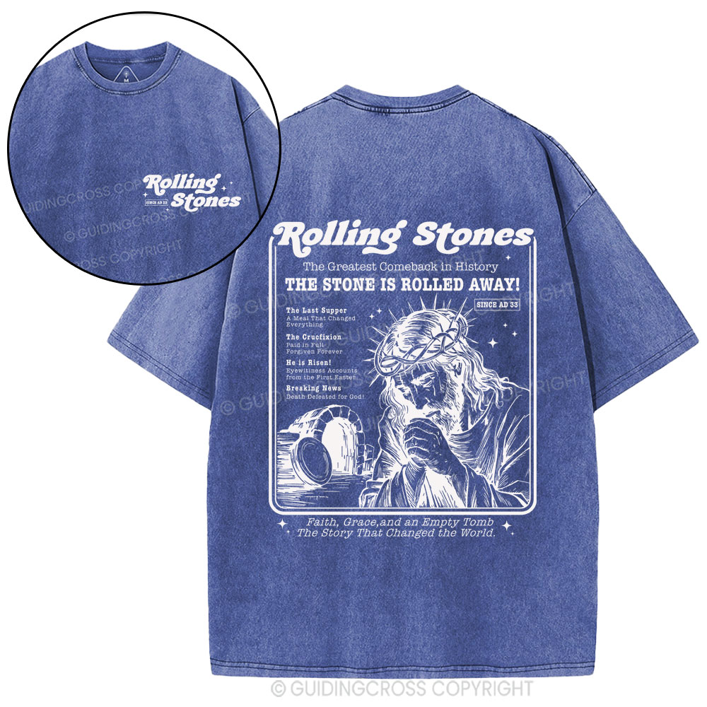 Rolling Stones Jesus Christian Washed T-Shirt