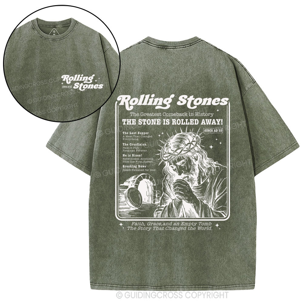 Rolling Stones Jesus Christian Washed T-Shirt