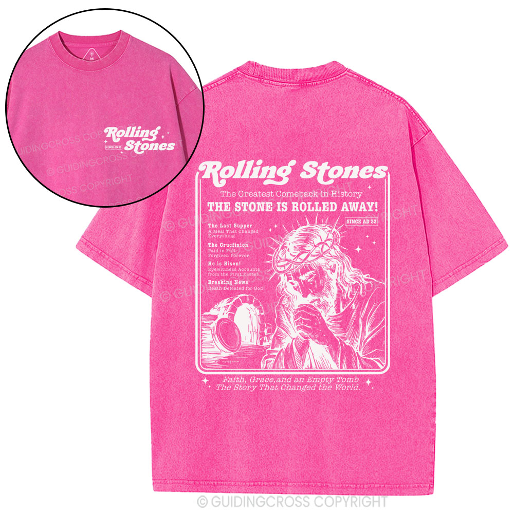 Rolling Stones Jesus Christian Washed T-Shirt