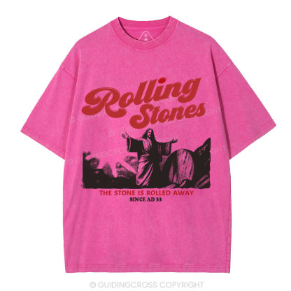 Rolling Stones Jesus Christian Washed T-Shirt