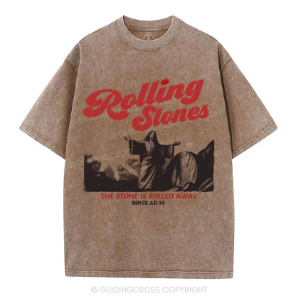 Rolling Stones Jesus Christian Washed T-Shirt