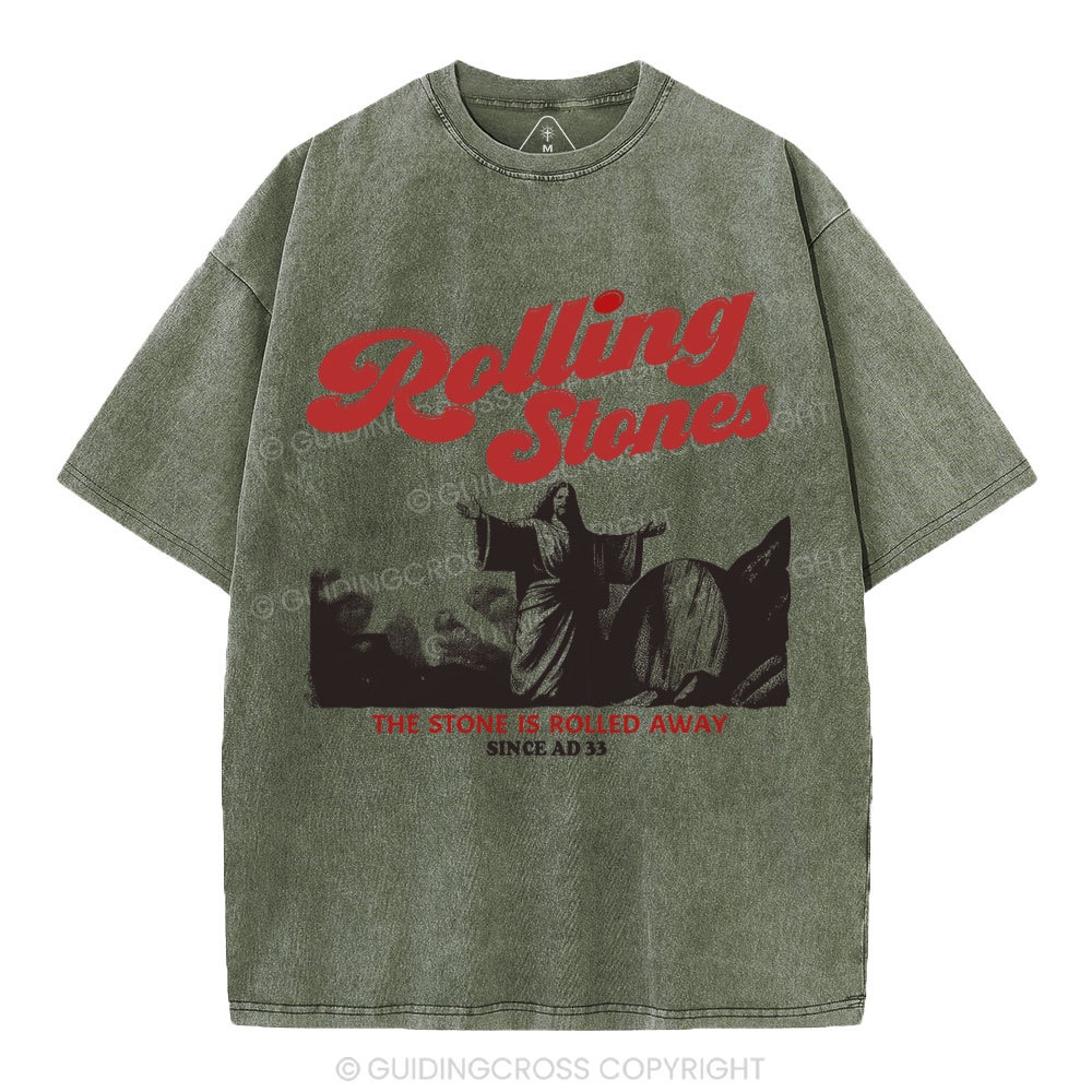 Rolling Stones Jesus Christian Washed T-Shirt