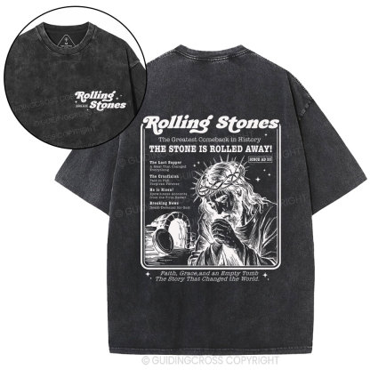 Rolling Stones Jesus Christian Washed T-Shirt