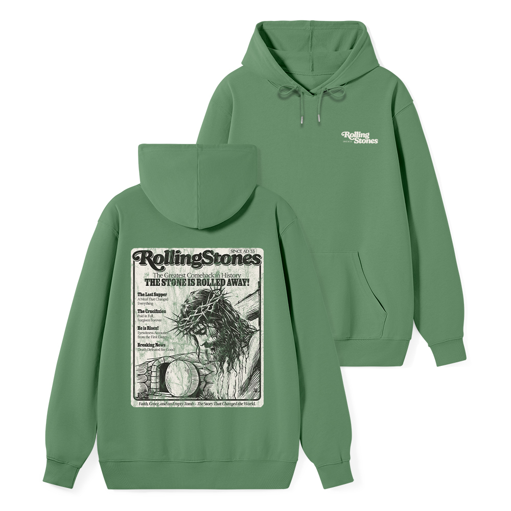 Rolling Stones Resurrection Christian Classic Hoodie