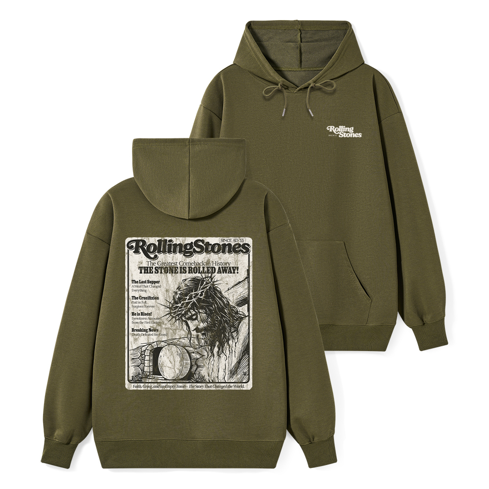 Rolling Stones Resurrection Christian Classic Hoodie