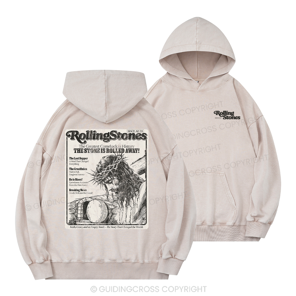 Rolling Stones Resurrection ChristianWashed Hoodie