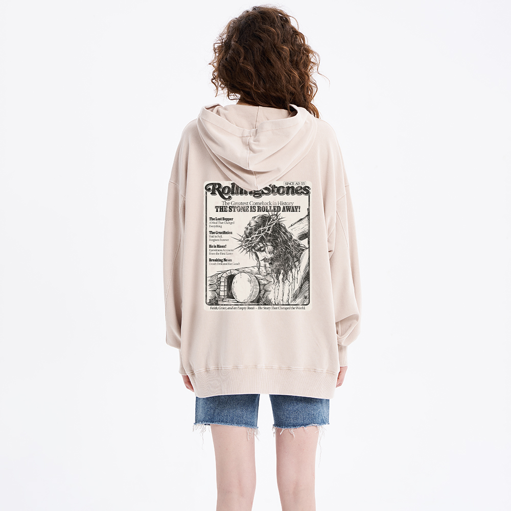Rolling Stones Resurrection ChristianWashed Hoodie