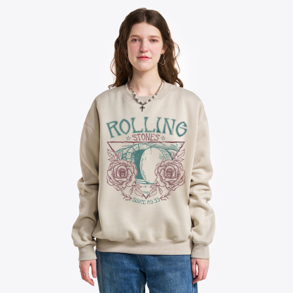 Rolling Stones Retro Christian Fleece Sweatshirt