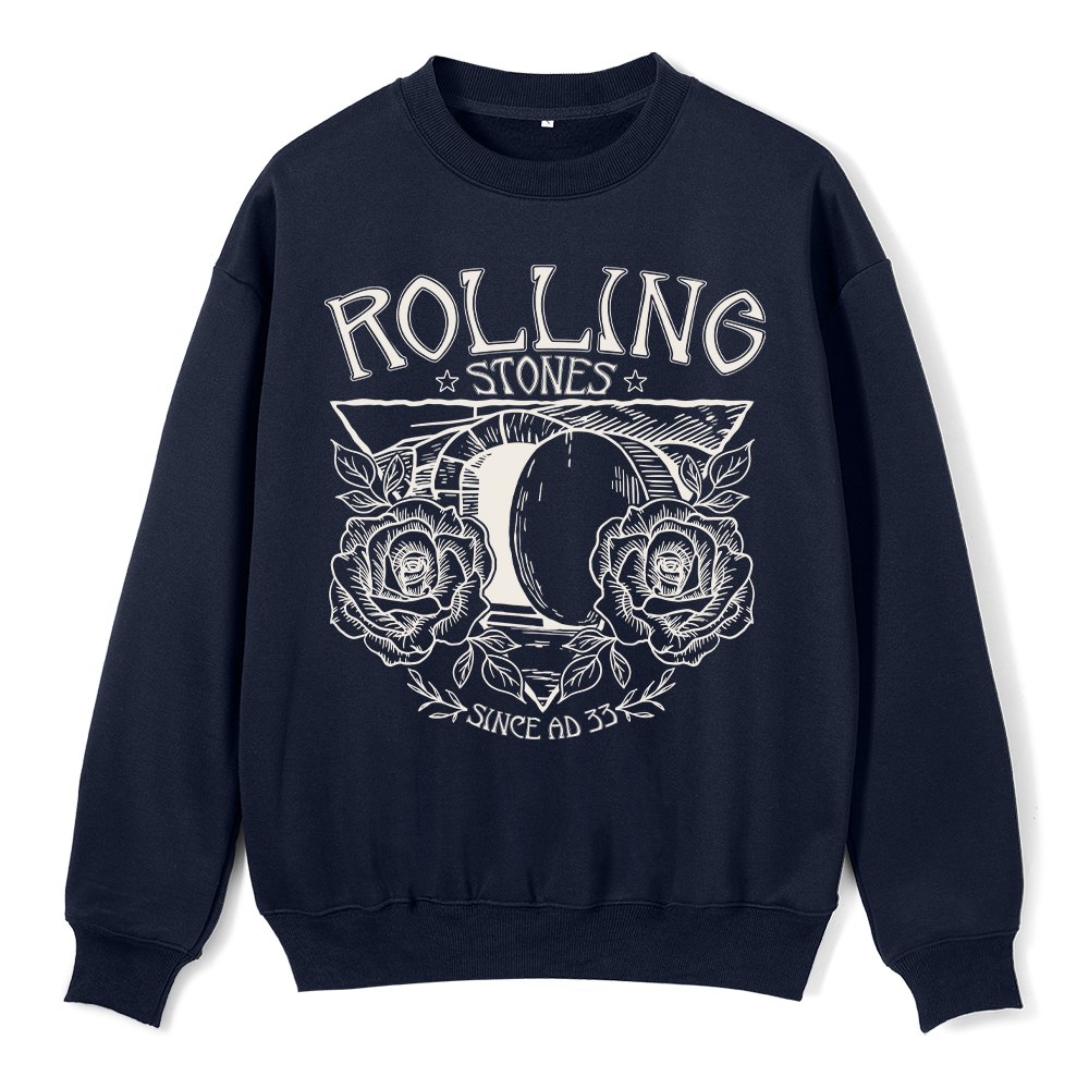The Stone Was Rolled Away Retro Christian Fleece Sweatshirt Sale - GuidingCross