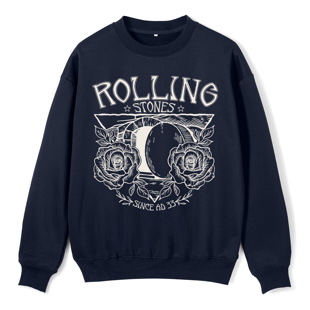 The Stone Was Rolled Away Retro Christian Fleece Sweatshirt Sale - GuidingCross