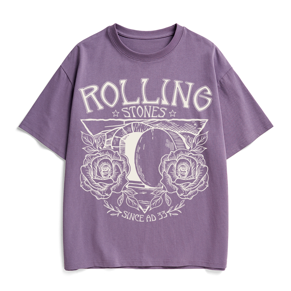 Rolling Stones Retro Christian Heavy Cotton T-Shirt