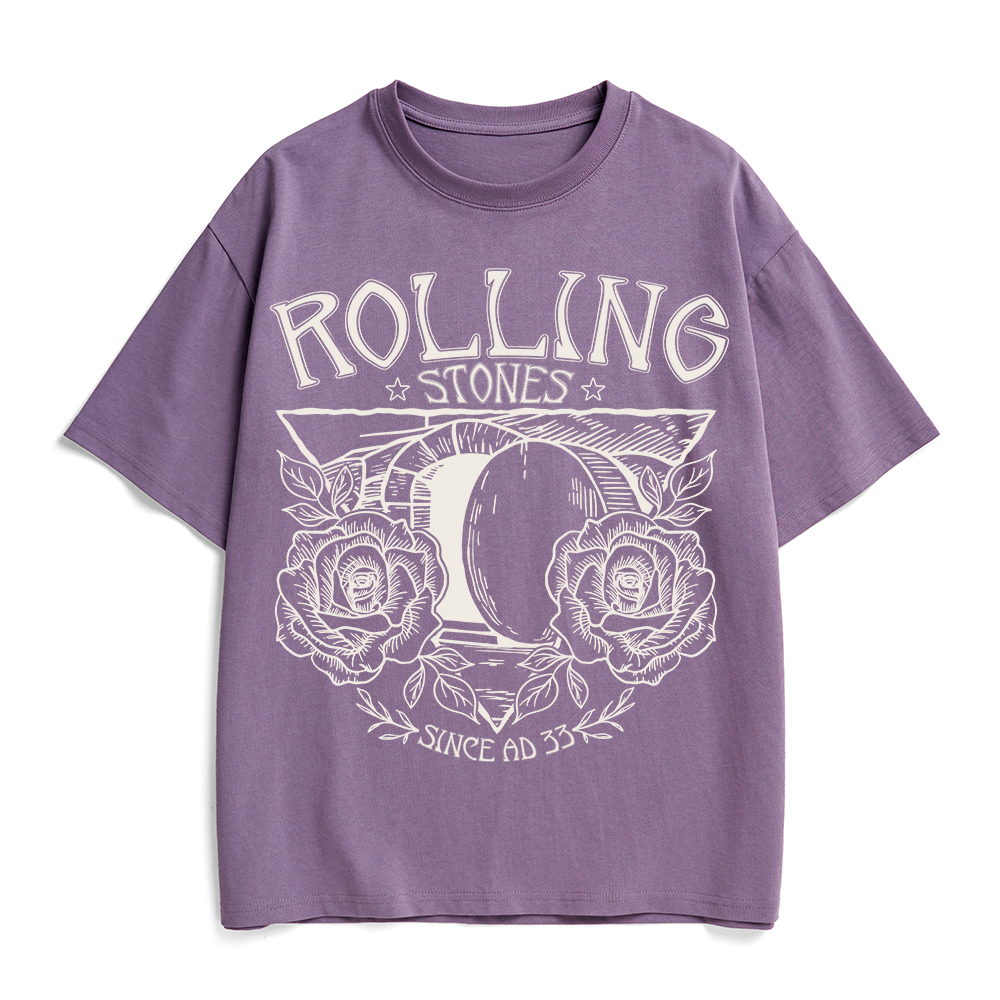 Rolling Stones Retro Christian Heavy Cotton T-Shirt