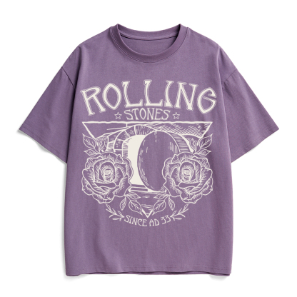 Rolling Stones Retro Christian Heavy Cotton T-Shirt