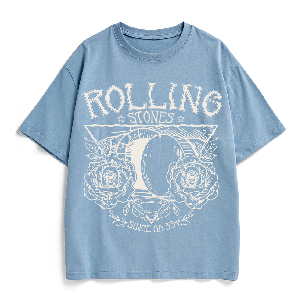 Rolling Stones Retro Christian Heavy Cotton T-Shirt