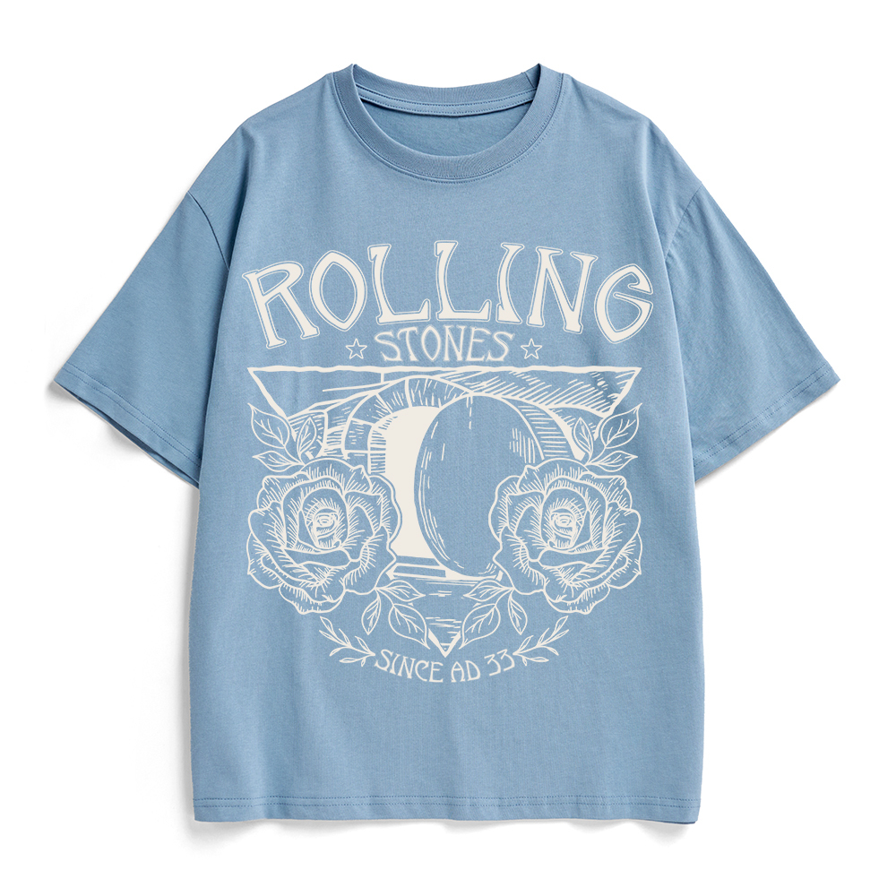Rolling Stones Retro Christian Heavy Cotton T-Shirt