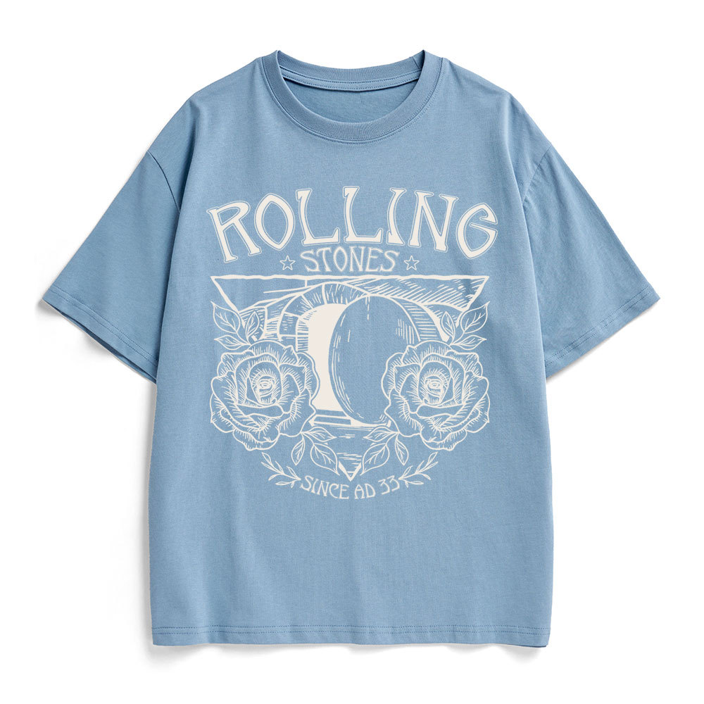 Rolling Stones Retro Christian Heavy Cotton T-Shirt