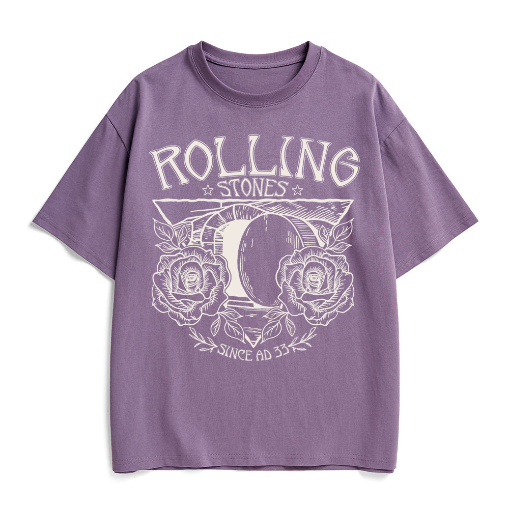 Rolling Stones Retro Christian Heavy Cotton T-Shirt