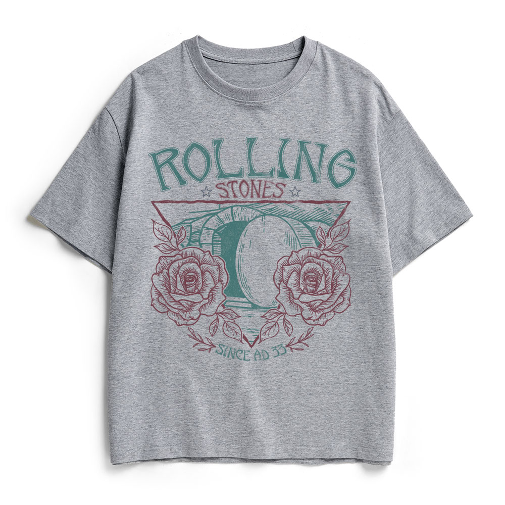 Rolling Stones Retro Christian Heavy Cotton T-Shirt