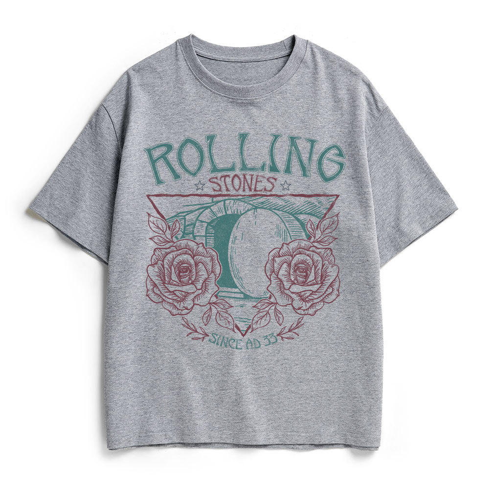 Rolling Stones Retro Christian Heavy Cotton T-Shirt