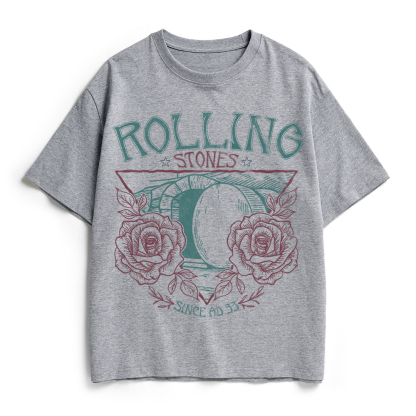 Rolling Stones Retro Christian Heavy Cotton T-Shirt