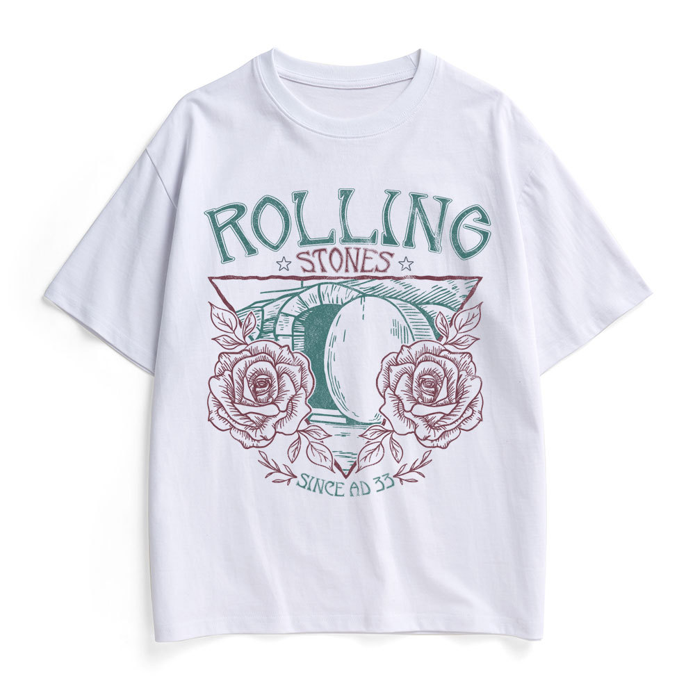 Rolling Stones Retro Christian Heavy Cotton T-Shirt