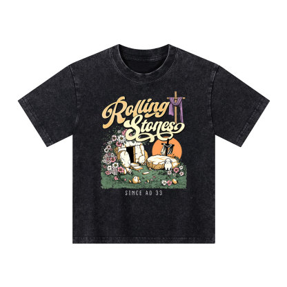 Rolling Stones Sheep Christian Washed Kid  T-Shirt
