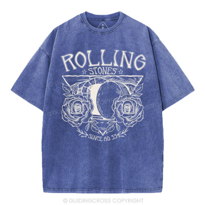 Rolling Stones Retro Christian Washed T-Shirt