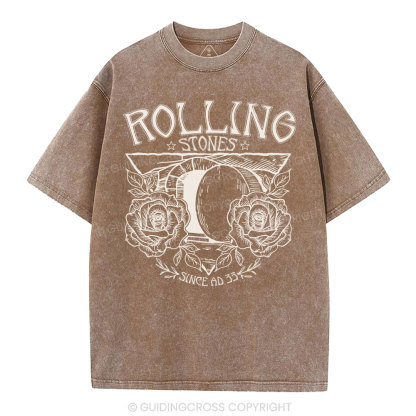 Rolling Stones Retro Christian Washed T-Shirt