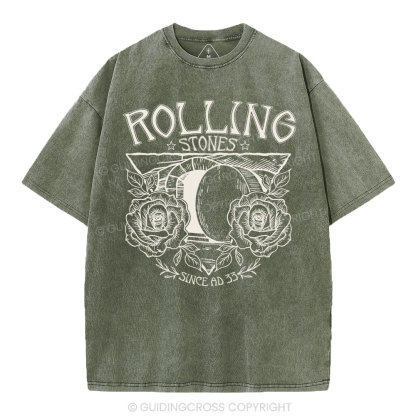Rolling Stones Retro Christian Washed T-Shirt