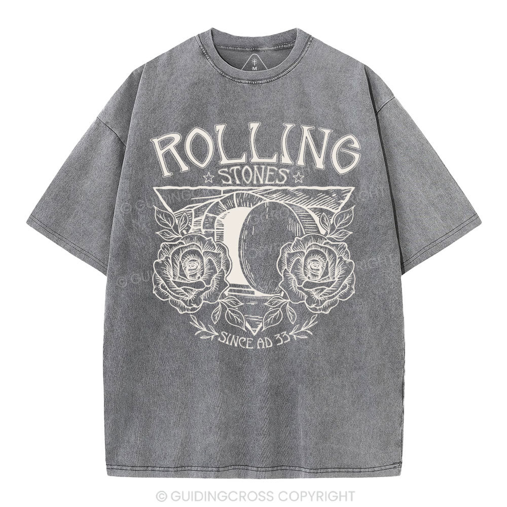 Rolling Stones Retro Christian Washed T-Shirt