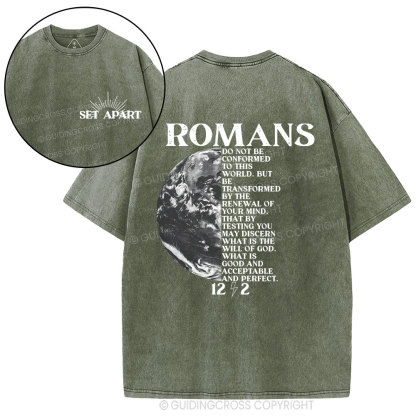 Romans Christian Washed T-Shirt