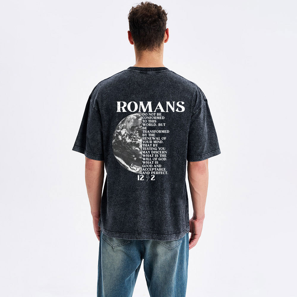 Romans Christian Washed T-Shirt