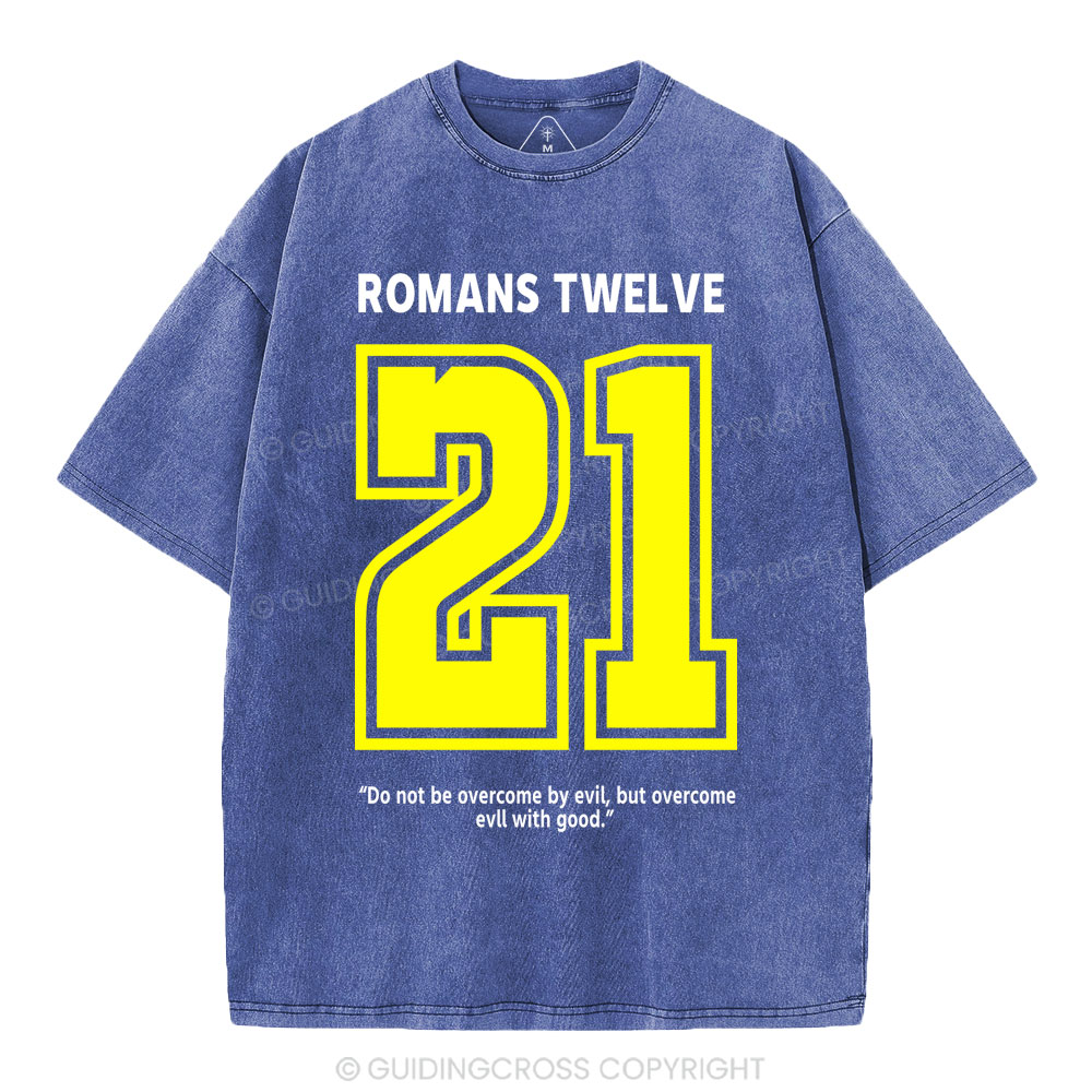 Romans Twelve Christian Washed T-Shirt