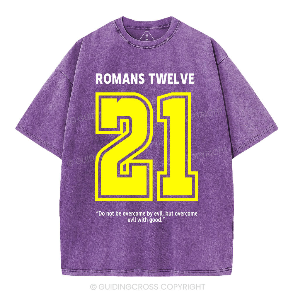 Romans Twelve Christian Washed T-Shirt