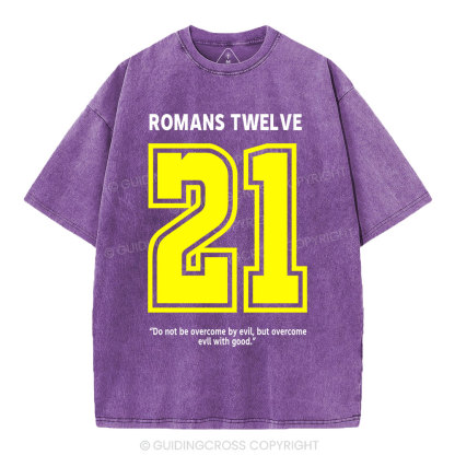 Romans Twelve Christian Washed T-Shirt