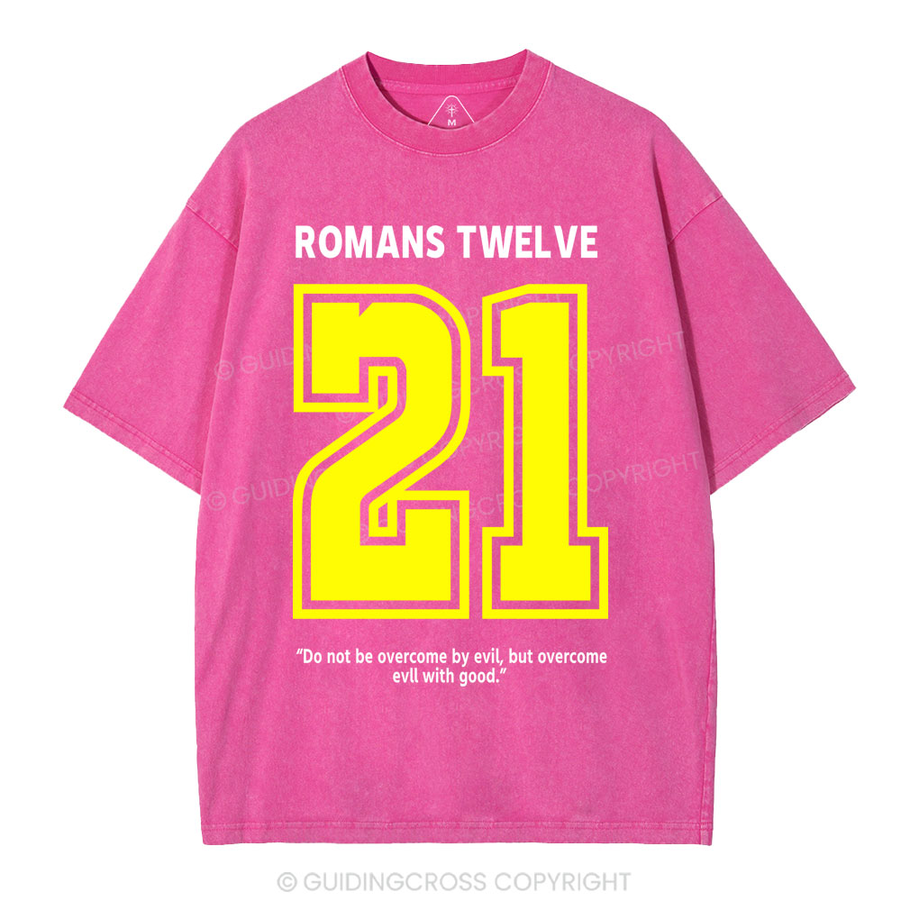 Romans Twelve Christian Washed T-Shirt