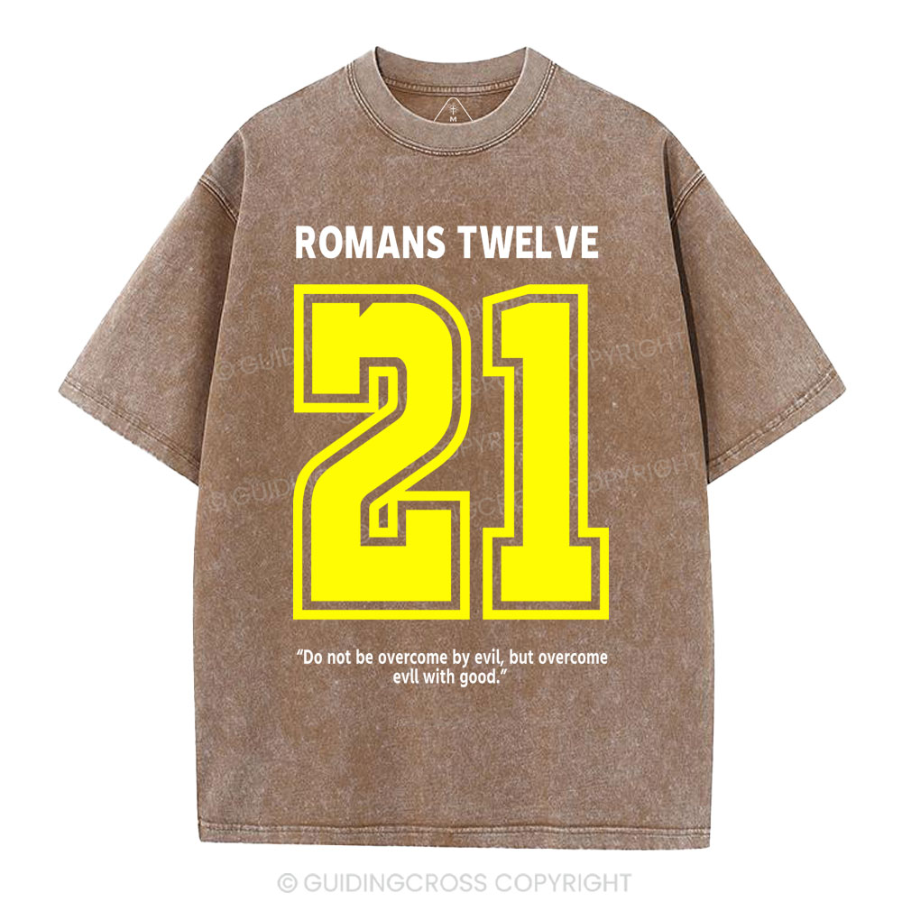 Romans Twelve Christian Washed T-Shirt