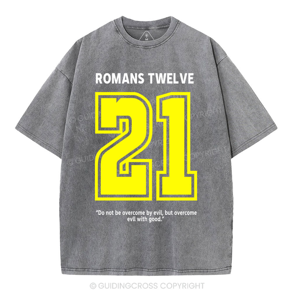 Romans Twelve Christian Washed T-Shirt
