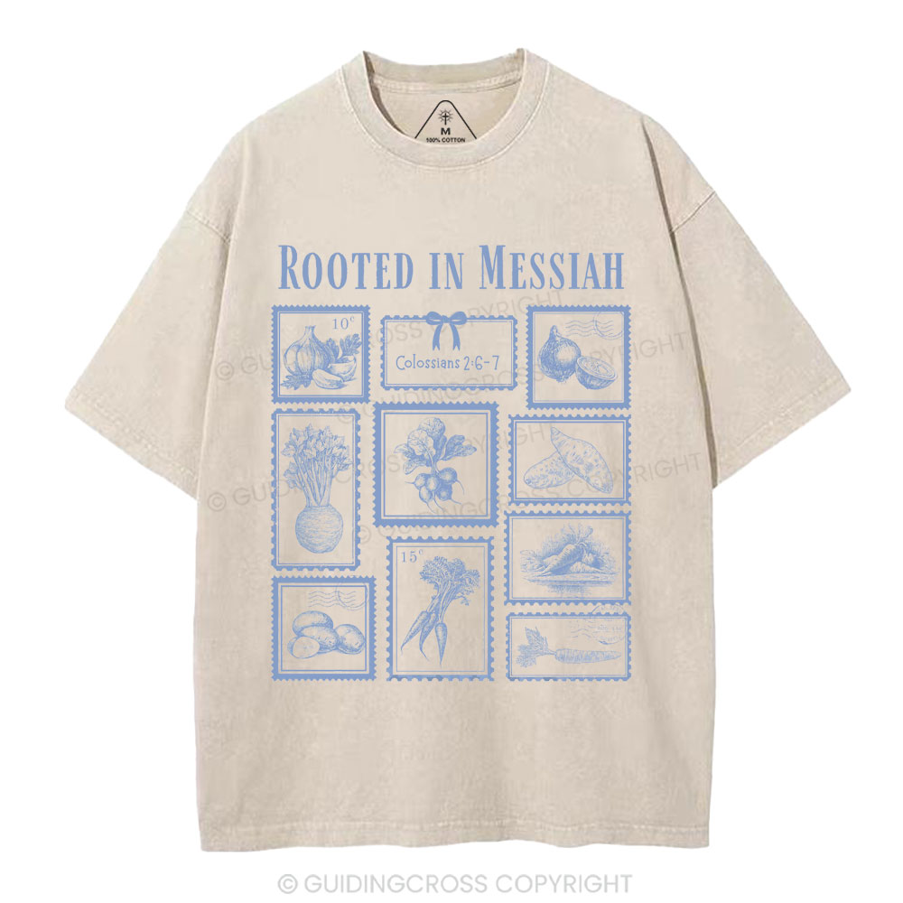 Root In Messiah Christian Washed T-Shirt