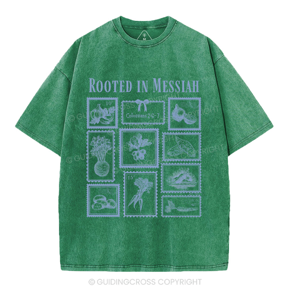 Root In Messiah Christian Washed T-Shirt