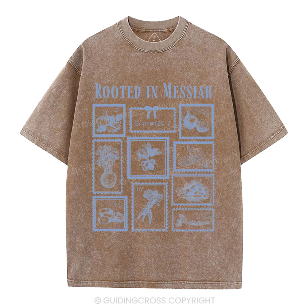 Root In Messiah Christian Washed T-Shirt