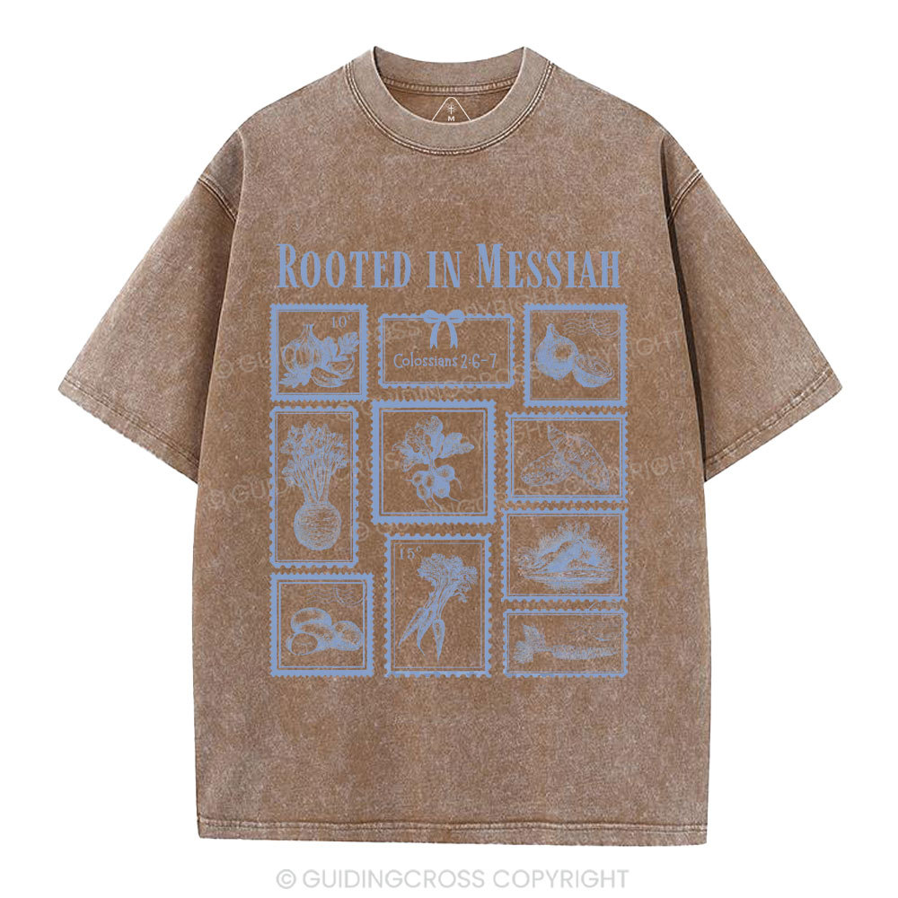 Root In Messiah Christian Washed T-Shirt