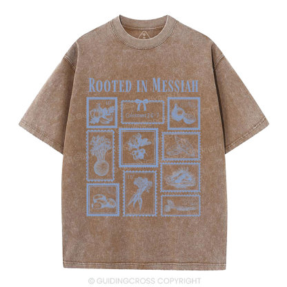 Root In Messiah Christian Washed T-Shirt