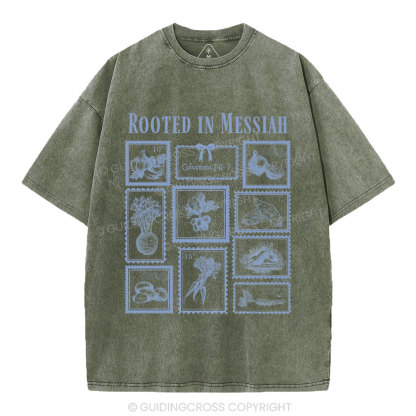 Root In Messiah Christian Washed T-Shirt
