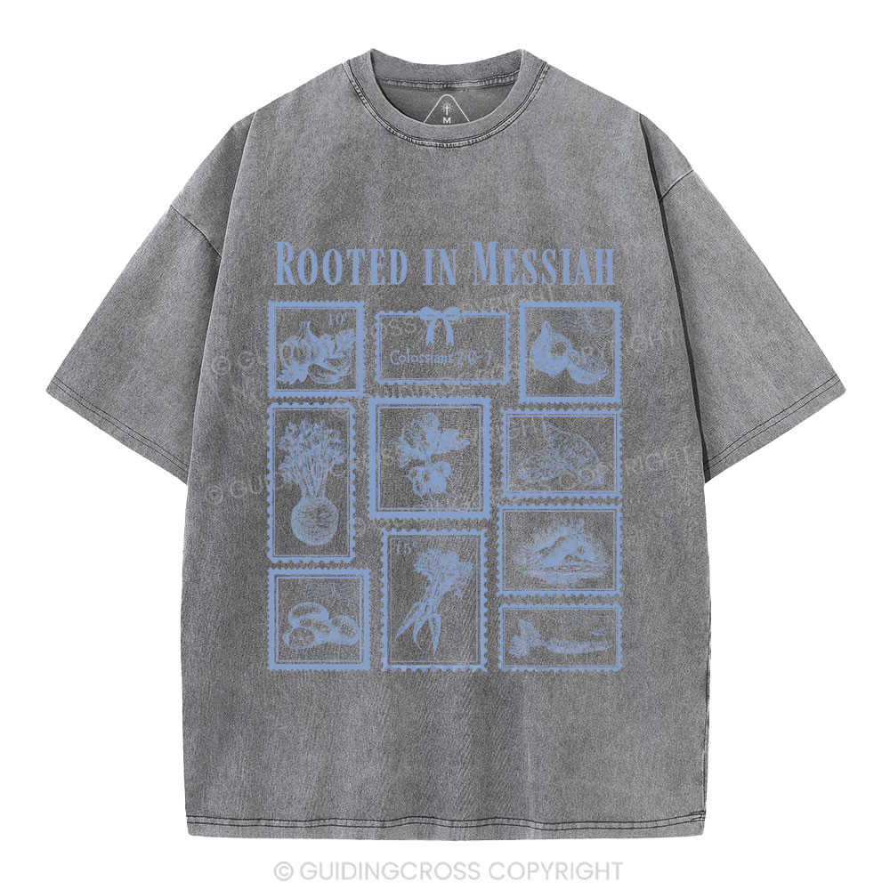 Root In Messiah Christian Washed T-Shirt