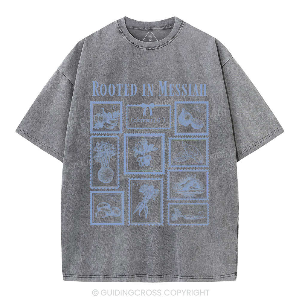 Root In Messiah Christian Washed T-Shirt